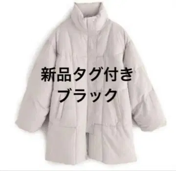 GRL 스탠드 카라 충전솜 다운 코트 다운 자켓 kd26 블랙