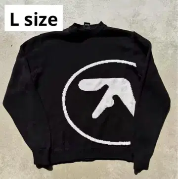 미착용 aphex twin 에이펙스 트윈 니트 블랙 L 사이즈