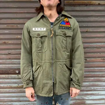 50s 미군 실물 탱커 자켓 메카닉 자켓 제3기갑사단 S