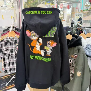 ( 22 ) 톰과 제리 블랙 후드티