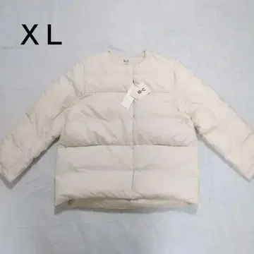 새상품 유니클로 UNIQLO:C 라이트 다운 자켓 화이트 XL