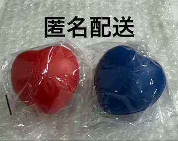 B'z FYOP 회장 한정판 가챠 릴렉세이션 하트 빨간색 파랑 세트 2