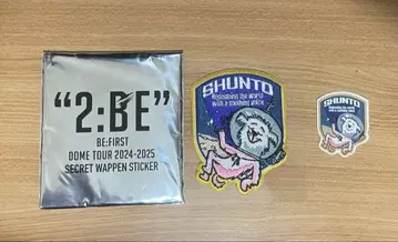 [ 미사용 새상품 ] BE:FIRST 슈토 와펜 스티커