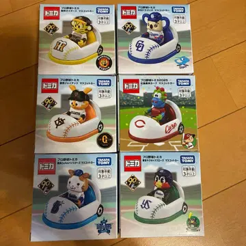 프로야구 팀 캐릭터 미니카 6개 세트