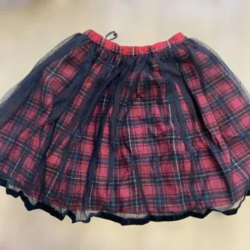 에밀리 템플큐트 빨간색 체크 샤샤 스커트