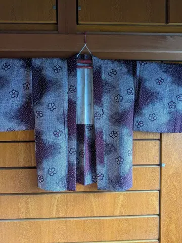 앤티크 겉옷 다이쇼 로망 보라색 쥐어짜기