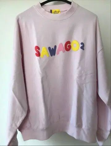 SAWAGO2 핑크 크루넥 트레이닝복