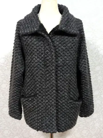 일본제 다크 그레이 모헤어풍 자켓