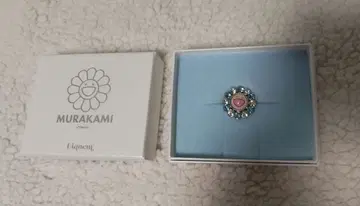 무라카미 다카시 x Liquem 플라워 핀즈 블루 카이카이키키