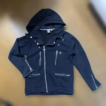 Volcom 라이더 자켓풍 후드티 M 블랙