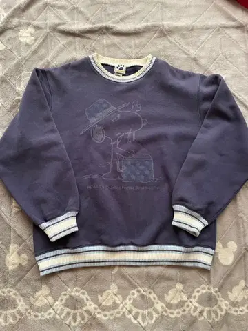 피넛 스누피 맨투맨 투톤