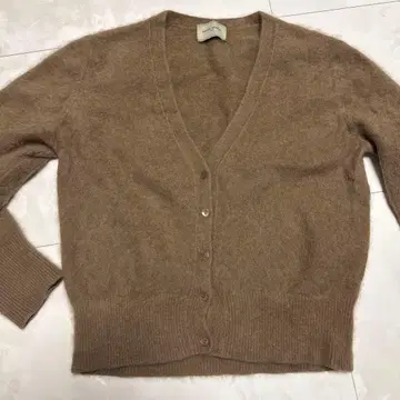 UNITED ARROWS 베이지 V넥 가디건