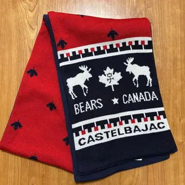 [ 미사용 새상품 ] CASTELBAJAC 로고 머플러 프리 사이즈