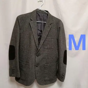 브라운 울 혼방 테일러드 자켓 M