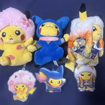 피카츄 봉제 인형 3세트