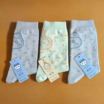 타비오 x 치이카와 (먼작귀) 삭스 3켤레 세트 택 포함 새상품