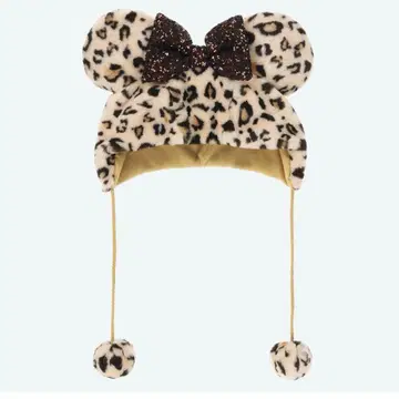 [ 새상품 ] 디즈니 리조트 팬캡  무늬 브라운