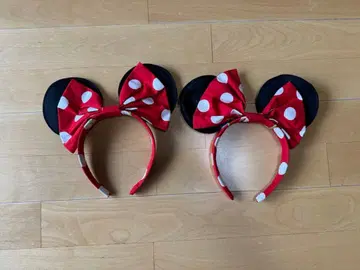 미니 마우스풍 머리띠 2개 세트