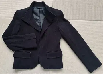 새상품급 블랙 리브 자켓