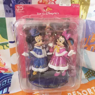 디즈니씨 미키 미니 실사 피규어 린 Xmas 크리스마스