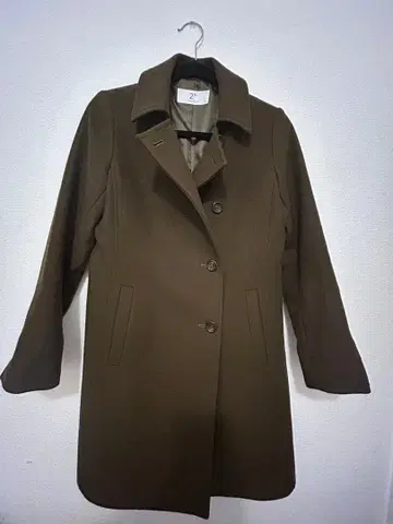 올리브 그린 체스터 코트 사이즈 38