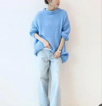 로베르토 코리나 드롭 숄더 니트 풀오버