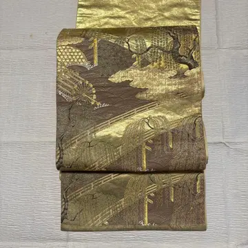 골드 컬러 후쿠로 오비