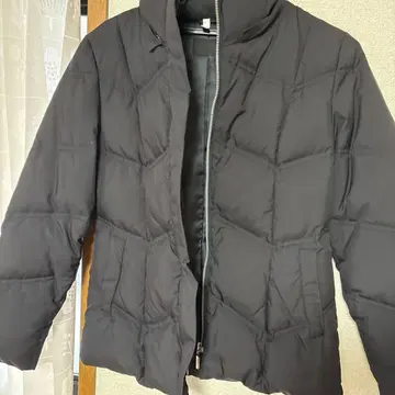 블랙 다운 자켓