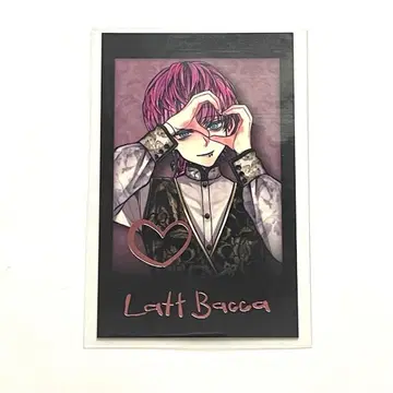 악마 집사와 검은 고양이 아쿠네코 발렌타인 폴라로이드풍 카드 금박 라토