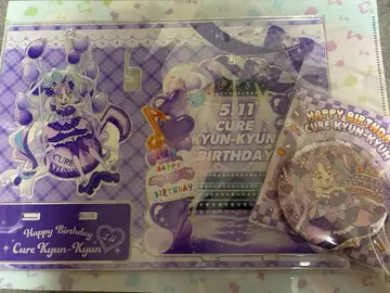 프리큐어 큐어큐운큐운 벌스데이 아크릴 스탠드&캔뱃지