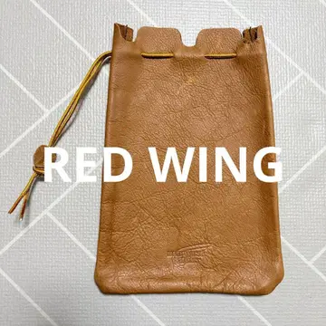 레드윙 가죽 천연 가죽 복조리 파우치 남성용 소품함