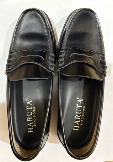 HARUTA 블랙 로퍼 28.5cm