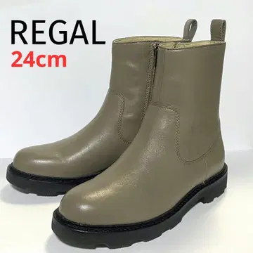 REGAL 리걸 숏부츠 F47Q 그레이 베이지 천연 가죽