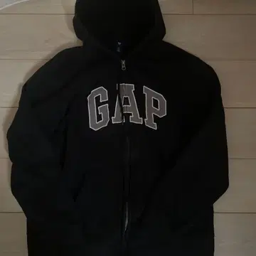 GAP 블랙 풀 집업 후드티
