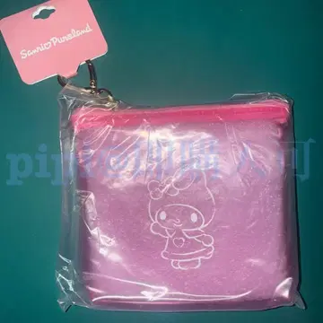 2 마이멜로디 컬러 파우치 원포인트 하트 시리즈 퓨로랜드 산리오