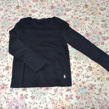 랄프 로렌 긴팔 티셔츠 로고 자수 100% 면 L