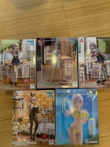 아리아 씨 미개봉 피규어 5점 묶음 판매