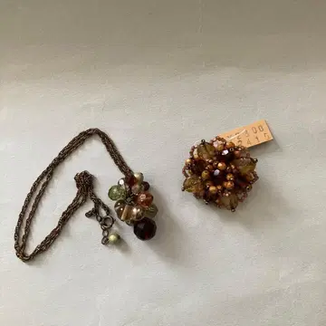 앤티크 비즈 액세서리 세트 묶음 판매 헤이세이 레트로