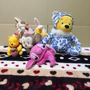 디즈니 여러 가지 봉제 인형 세트