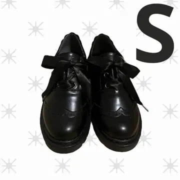 [배송비 포함] 아오키 미사코 매니시 슈즈 S 사이즈 22cm 통굽 블랙