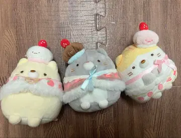 스미코구라시 봉제 인형 고양이 형제