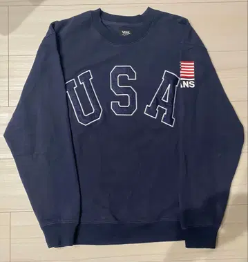 VANS USA 로고 맨투맨