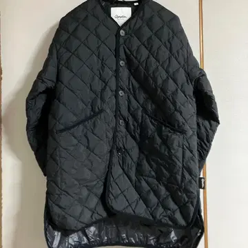 Gymphlex 블랙 퀼팅 다운 코트 12