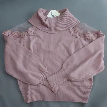 [ TORTE 토르테 ] 핑크 하이넥 니트 스웨터