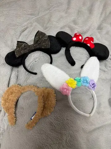 디즈니 캐릭터 머리띠 세트