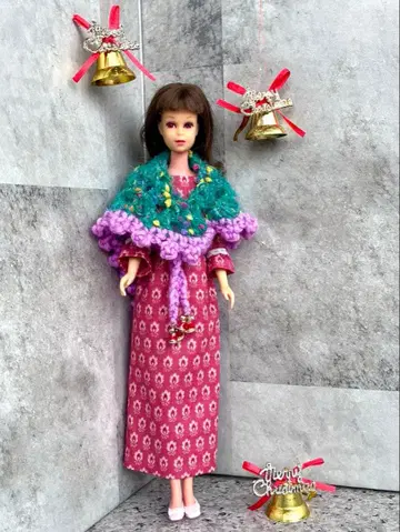 프랜시 그라니 크리스마스 원피스&숄 핸드메이드