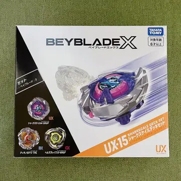 [ 미개봉 ] Beyblade X 샤크 스케일 덱 세트 UX-15