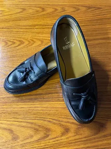 리걸 슈즈 태슬 로퍼 눈길용 27cm 블랙