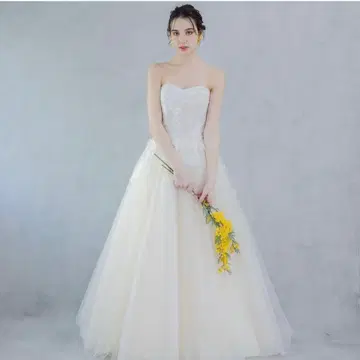 웨딩 드레스 A 라인 와타베 웨딩 LUANA-3