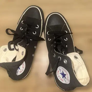 CONVERSE 블랙 스니커즈 23.5cm